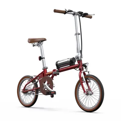 Klapprad E-Bike 16 Zoll Tire,Tragbares Elektrofahrrad mit 36V Abnehmbarem Akku