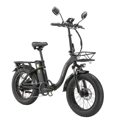 E Bike Herren und Damen mit Reifen 20x4.0,Klapprad Fatbike Batterie 48V 15Ah