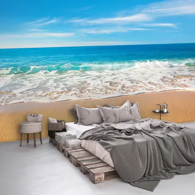 Fototapete Strand Meer Ostsee 3D Effekt Schlafzimmer VLIES TAPETE XXL + KLEISTER