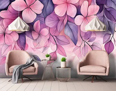 Fototapete Große Blumen Rosa Wohnzimmer VLIES TAPETE XXL + KLEISTER 226