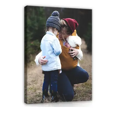 Ihr Bild auf Leinwand EIGENES FOTO Wunschmotiv Leinwand Bilder Hochformat Wand