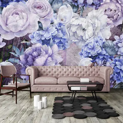 Vlies Fototapete Schlafzimmer Blumen Rosen Pfingstrose Tapete Wandtapete XXL 62