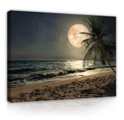 STRAND MEER NATUR XXL Wandbilder Wohnzimmer Leinwand Bilder Canvas Wandbild 24