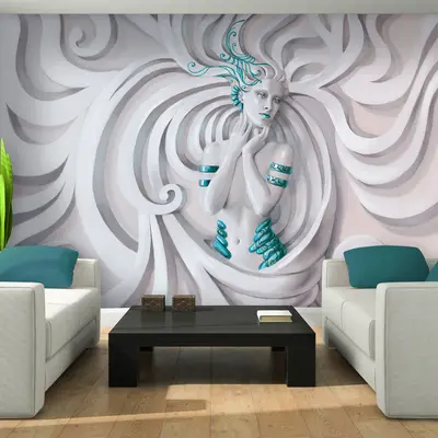 Vlies Fototapete Abstrakt 3D EFFEKT Kunst EROTIK Frau Wohnzimmer MODERN 464