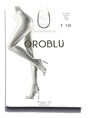 Oroblu Magie 20 Satin Tights 20 Den Größe M Weiß