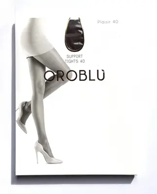Oroblu Plaisir 40 Support Tights 40 Den Größe M Graphit