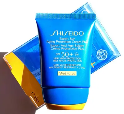 Shiseido 50+ Wet Force Expert Sun Anti Aging Protection Cream Plus 30ml