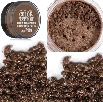 Maybelline New York Color Tattoo Pure Pigments Eyeshadow -45 Downtown Brown