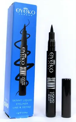 Eyeko Skinny Liquid Eyeliner Black 1,2g Neu