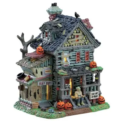 Lemax CREEPY NEIGHBORHOUSE # 75185 Spooky Town Village Building RETIRED NEU