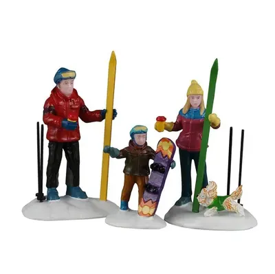 Lemax Family Ski Day 3er Set # 62634 Christmas Vail Village Figur 2026 NEU