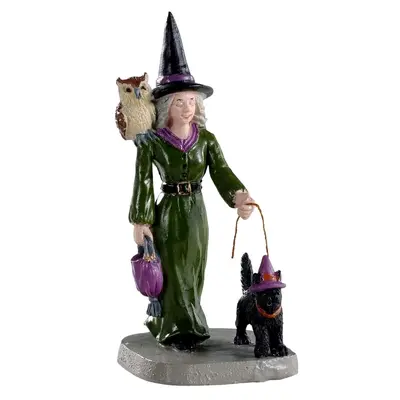 Lemax WITCH SHOPPING # 02906 Halloween Spooky Town Village Accessoire 2020 NEU