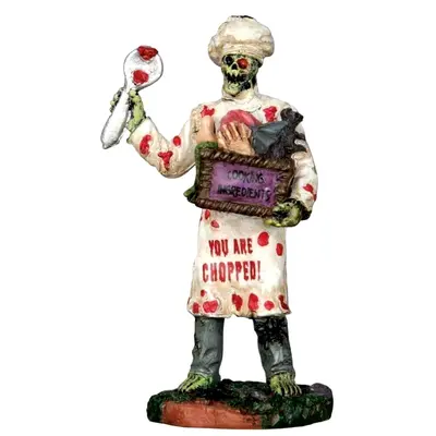 Lemax GHOUL CHEF # 62430 Halloween Spooky Town 2016 Retired NEU