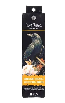 Brea Reese SPOOKY BOTANICALS Scratch Art Lesezeichen 7" NEU