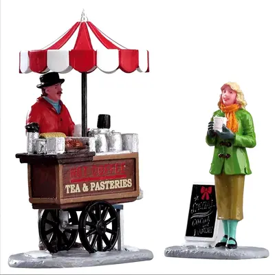 Lemax Winter Refreshments Cart # 42263 Weihnachtsdorf Zubehör NEU