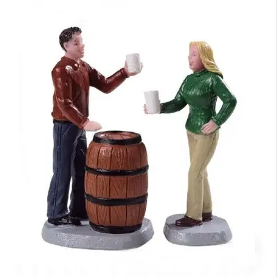 Lemax CHEERS! 2er Set # 92769 Weihnachtsdorf Zubehör Figuren 2019 Neu