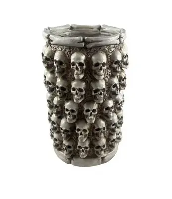 MINI SKULLS VASE Halloween Tischdeko NEU