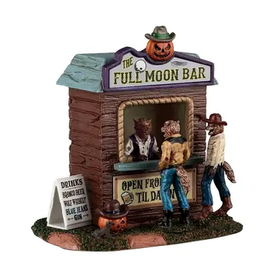 Lemax FULL MOON BAR # 63807 Spooky Town Village Table Accent 2026 NEU