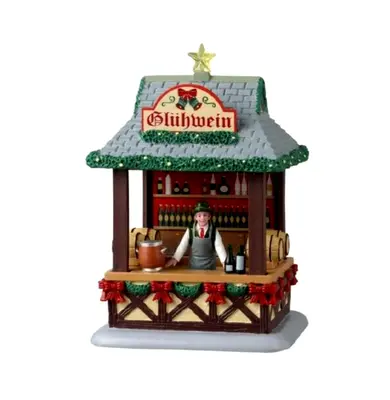 Lemax GLUHWEIN BOOTH # 43714 Christmas Caddington Village 2024 Neu im Karton