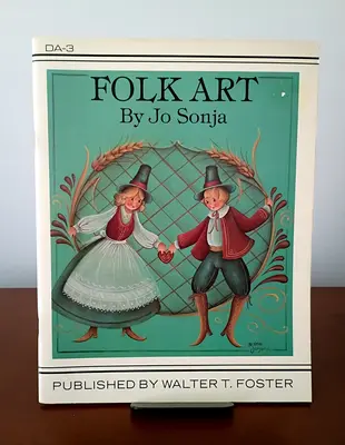 FOLK ART by Jo Sonja 48 Seiten Paperback Handwerksbuch 1986