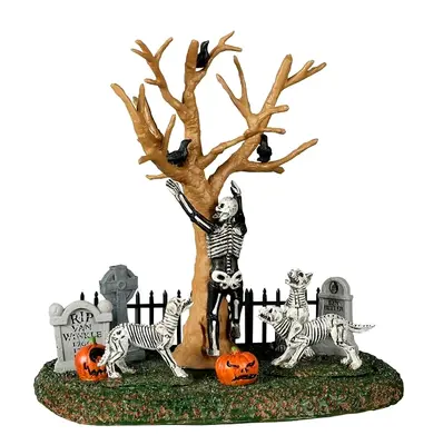 Lemax IN THE WRONG GRAVEYARD # 23584 Halloween Spooky Town Village 2022 NEU