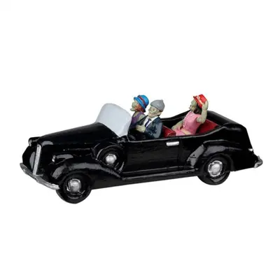 Lemax ROARING ROADSTER Zombie Convertible # 23603 Halloween Spooky Town NEU OVP