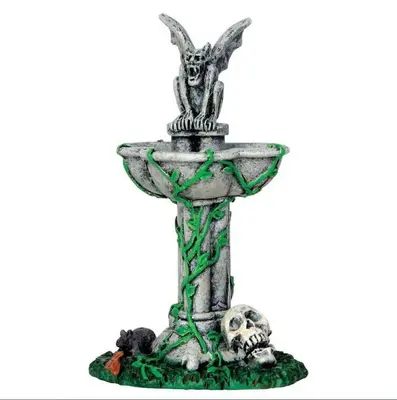 Lemax ABANDONED FOUNTAIN # 64050 Halloween Spooky Town Village 2016 NEU
