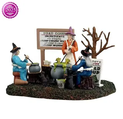 Lemax THE COOKING COVEN # 53734 Halloween Spooky Town Village 2025 NEU