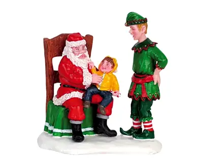 Lemax Santa Unmasked #62301 Christmas Village Figurine 2006
