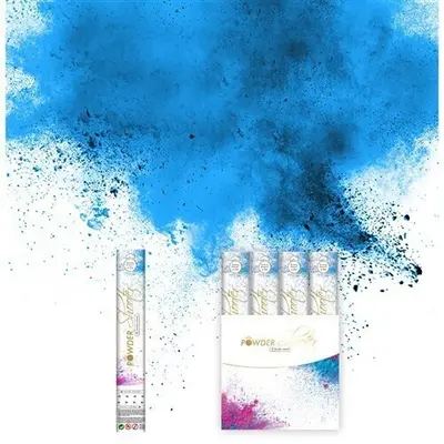 2 Powder Shooter GENDER REVEAL für Mädchen + Jungen Baby Geschlechsverkündung