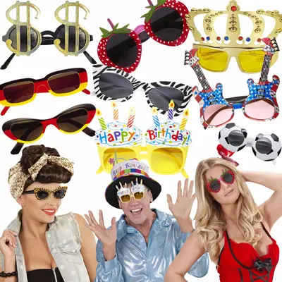 PARTYBRILLEN - Brille Accessoires Karneval Fasching Mottoparty Party Verkleidung