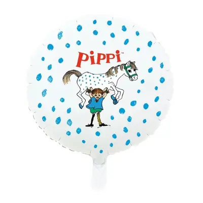 Folienballon PIPPI LANGSTRUMPF Helium Ballon Deko Kindergeburtstag Party - 43cm