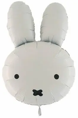 65cm Folienballon MIFFY SÜSSES HÄSCHEN Ballon Deko Hase Ostern Kindergeburtstag