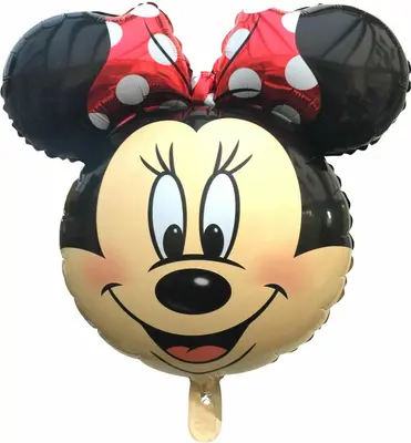 MAUS FOLIENBALLONS KINDERGEBURTSTAG Ballon Deko - Kompatibel mit Mickey & Minnie
