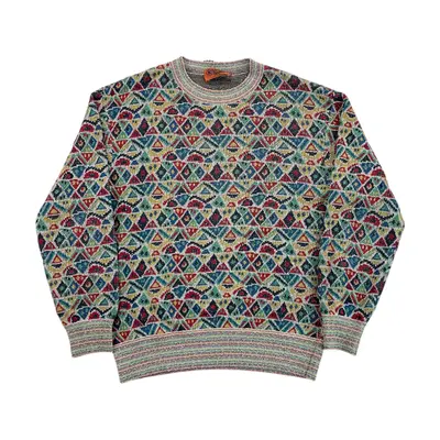 Vintage Missoni 90s Italia Designer Pullover Sweatshirt - Large Herren