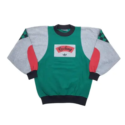Adidas 80s Takeoff 'Cycling' Sweatshirt Jumper Sweater Pullover - Large Herren