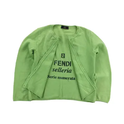 Fendi Selleria Serie Numerata Button Sweatshirt Crewneck Jumper Sweater Pullover