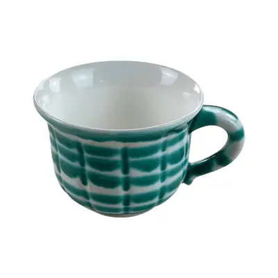 Gmundner Keramik Barock Tasse Grüngeflammt Ø9,5cm