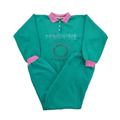 Retro 90s Cotton SweatTrainingsanzug - Damen/S