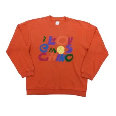 Moschino 'Love' Sweatshirt Crewneck Jumper Sweater Pullover - Large Herren