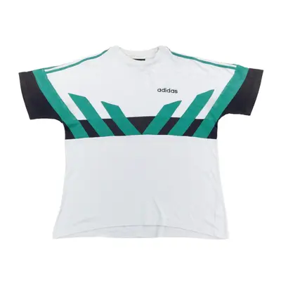 Adidas 90s Rundhals Kurzarm Top T-Shirt - XL