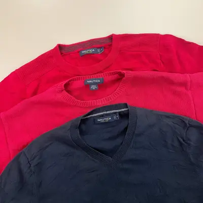 Nautica Mix Sweatshirt Pullover 3 Stück Pieces Lot - Medium Herren