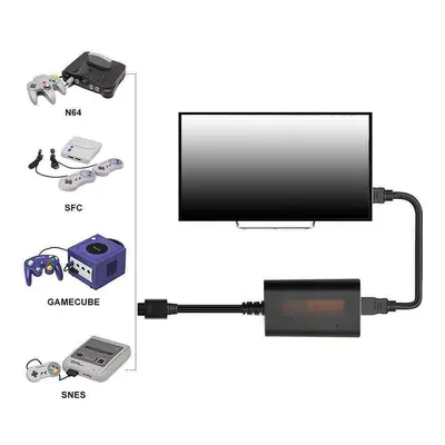 SNES / Super Nintendo N64 auf zu HDMI Adapter Konverter HD TV HDMI Kabel (NEU)
