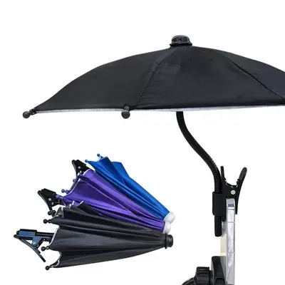 Handy-Sonnenschirm Mini-Regenschirm Handy Regenschirm Sonnenschutz Verstellbar