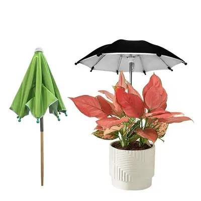 Pflanzenschirm zum Sonnenschutz Kleiner Regenschirm Gartenschirm Farbauswahl Neu