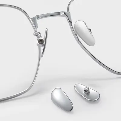 2 Paare Titan Brillen Nasenpads Premium Brillenpads für Brille zum Schrauben Neu
