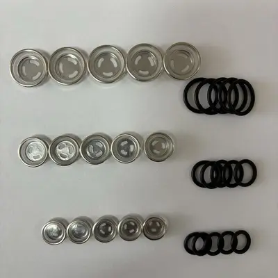 5 Sätze Schauglas Motorrad Bremspumpe Bremszylinder 12/14.5/18 mm mit Dichtung