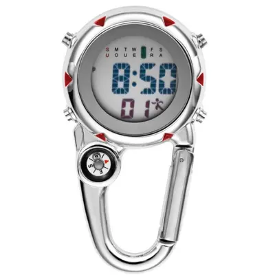 Taschenuhr mit Schlüsselanhänger Herren und Damen Elektronische Tragbare Uhr Neu