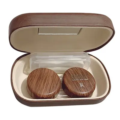 Kontaktlinsenbehälter Reiseset Box mit Spiegel und Pinzette Kontaktlinsen Box