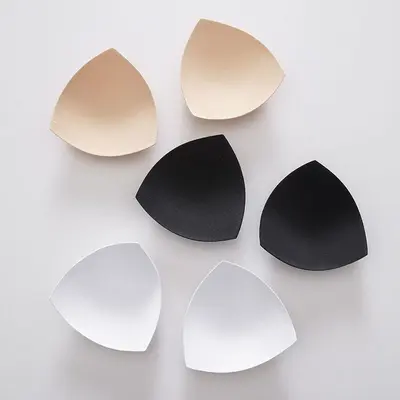 3 Paare BH Einlagen Cups Pads Sport Schalen Bikini Weiß/Schwarz/Beige Ersetzen